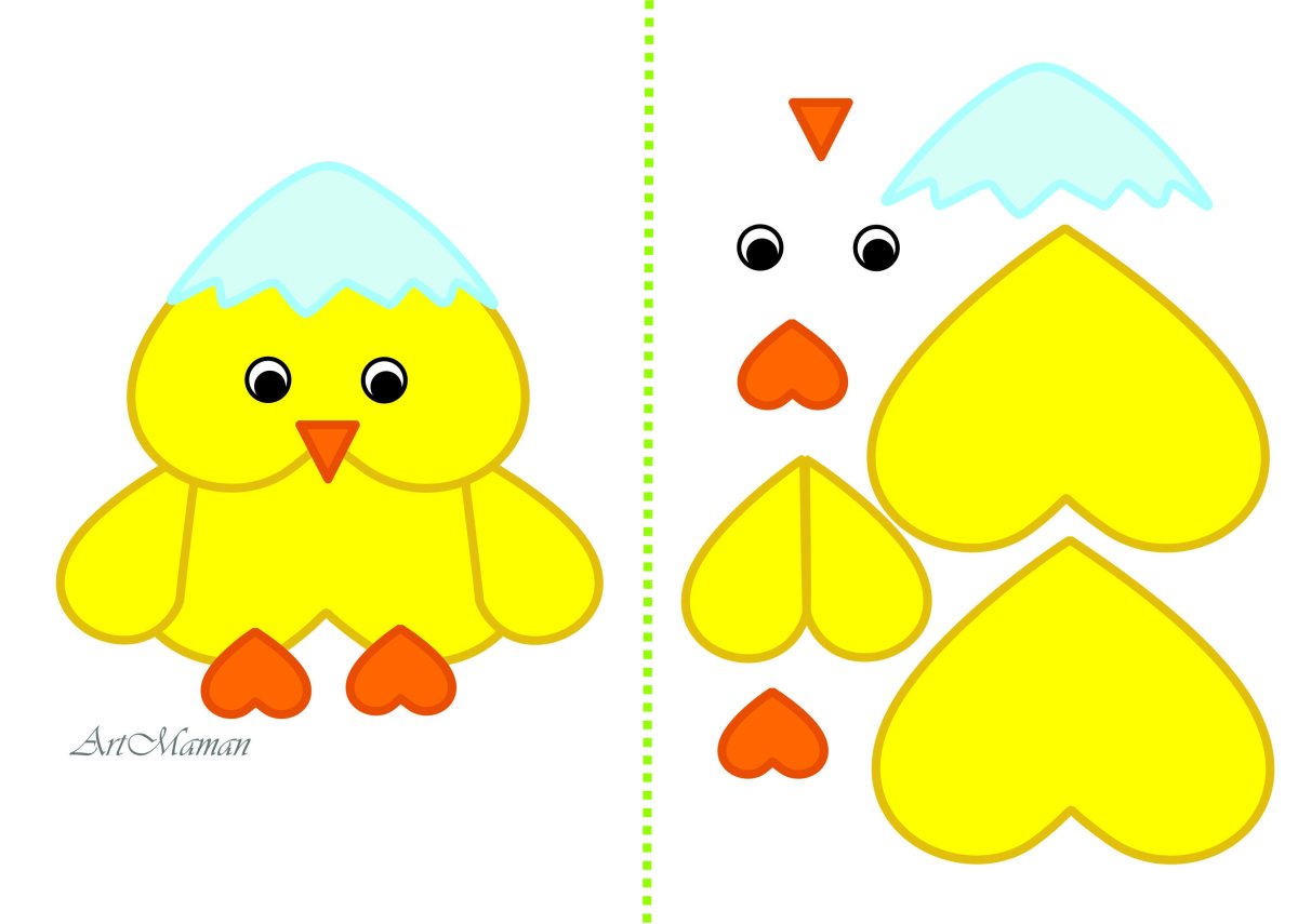 Яйцо утенок утка раскраска