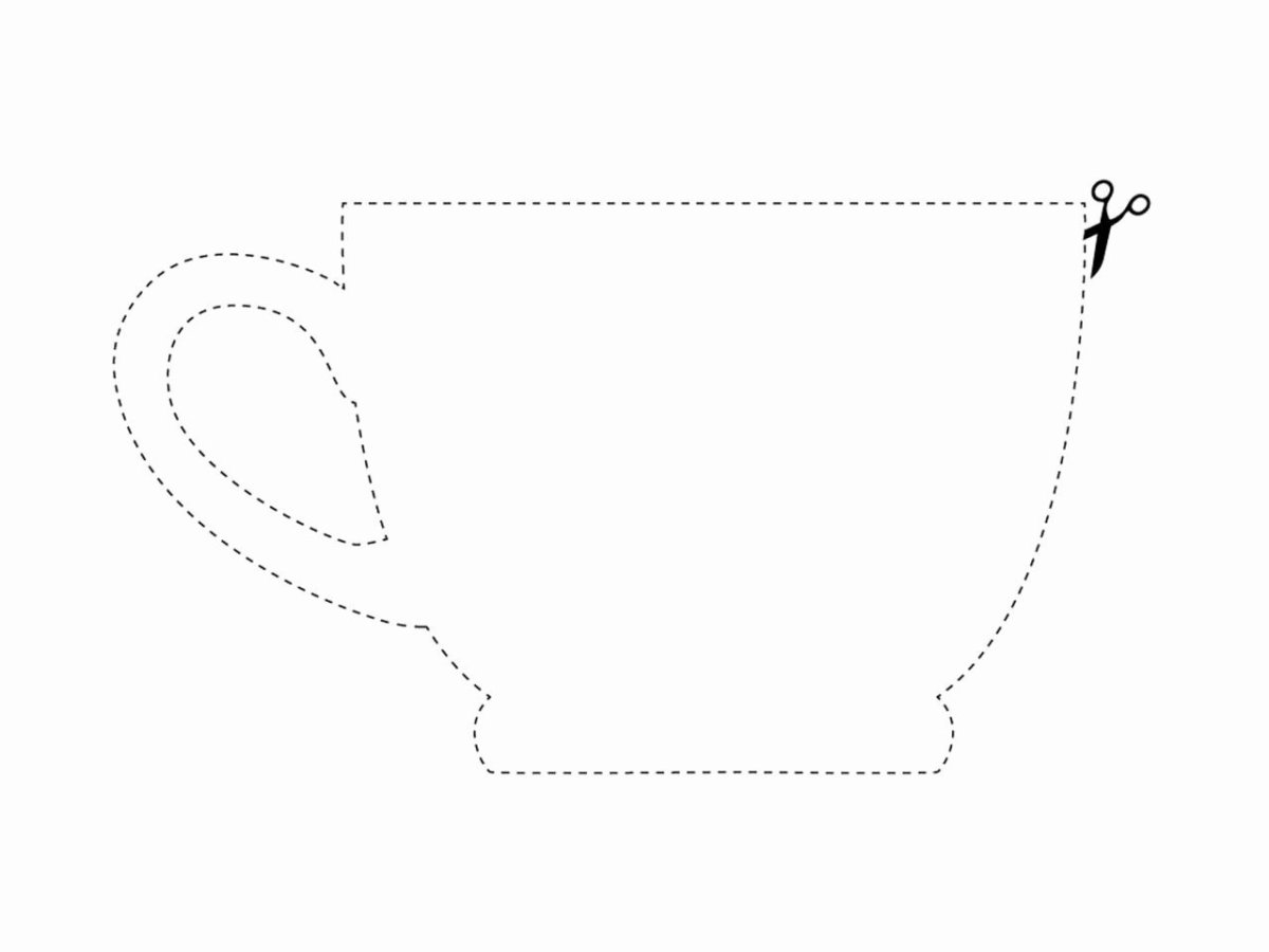 Трафарет чешки для вырезания