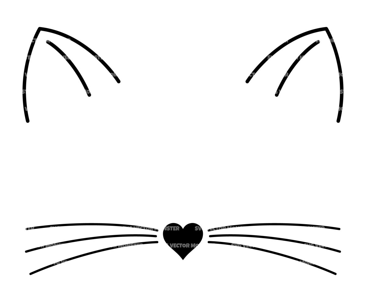 Выкройка кошачьих ушек на ободке своими руками