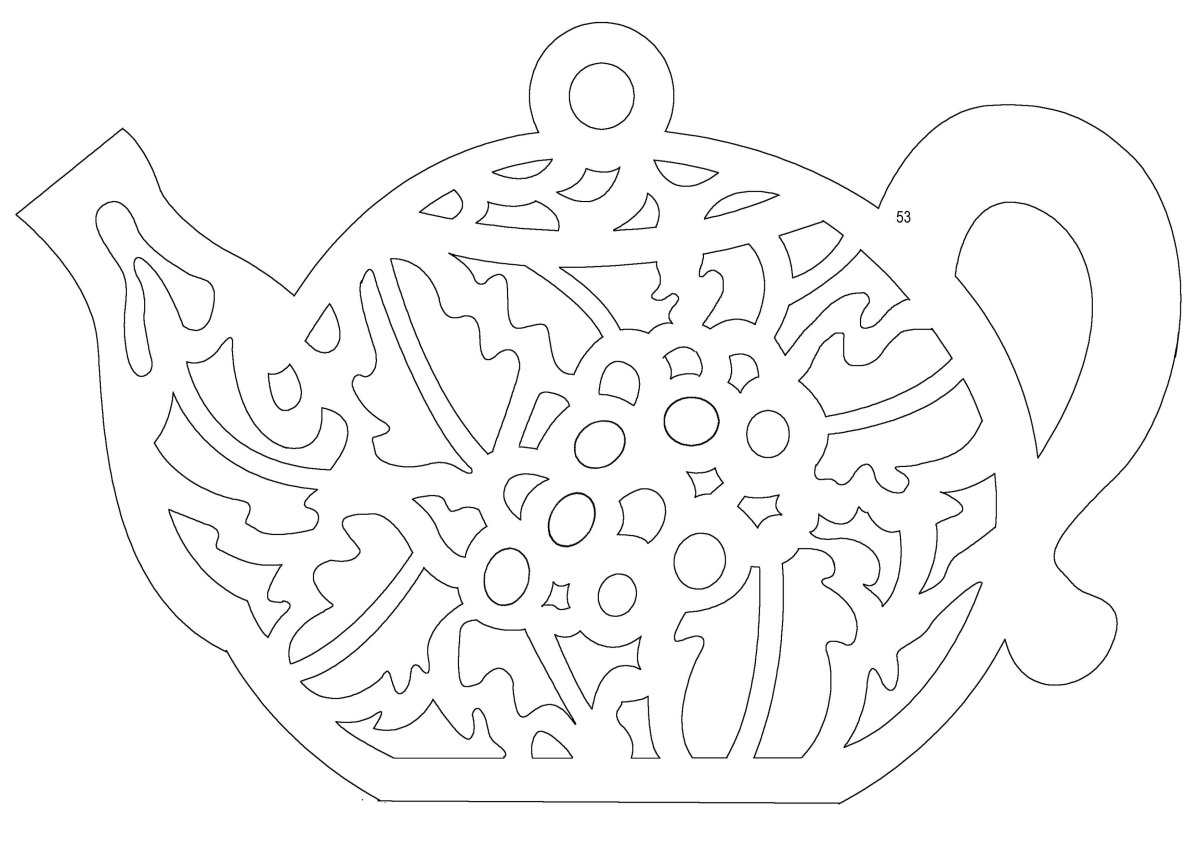 Корона лекало в натуральную величину