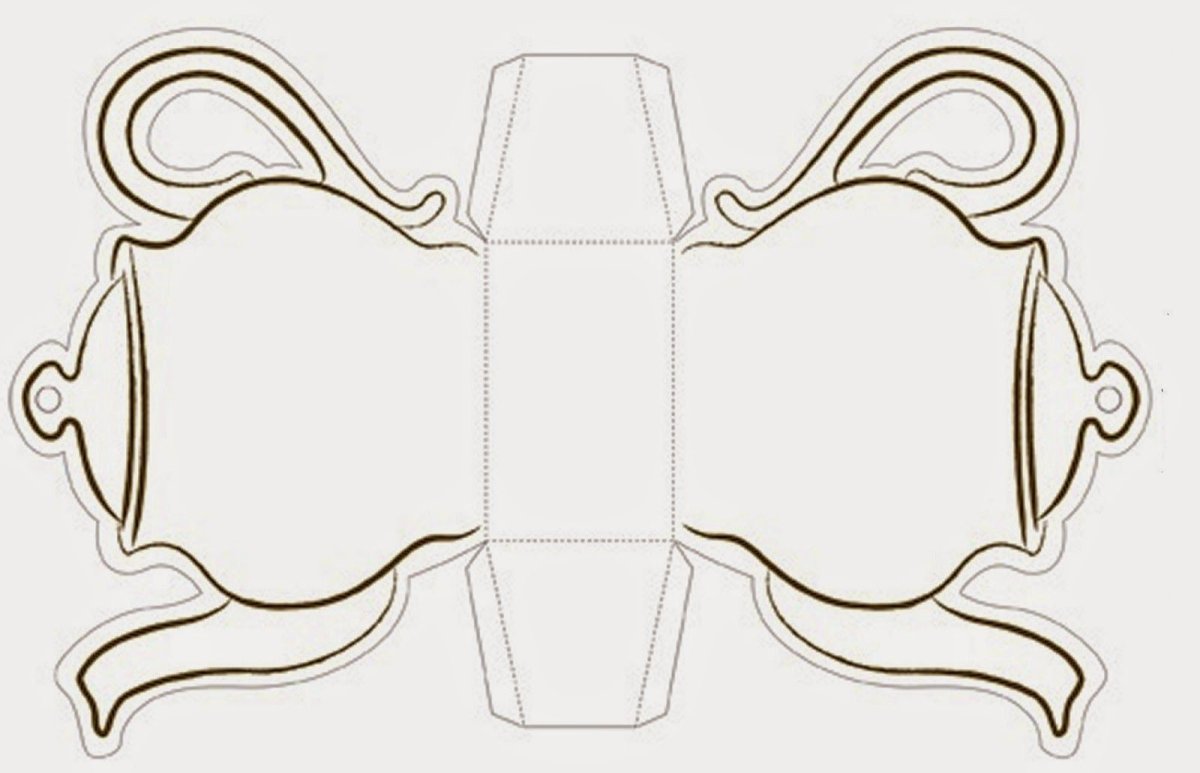 Трафареты тарелок для выпиливания лобзиком