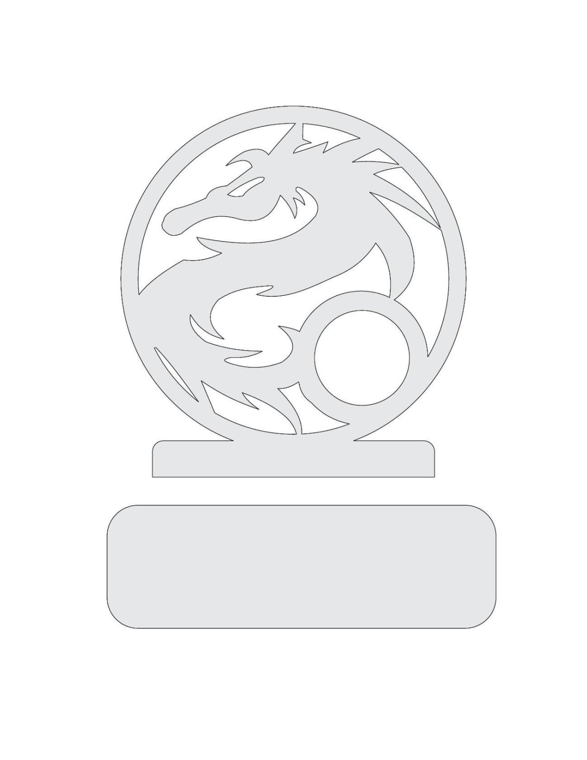 Ажурный трафарет для вырезания