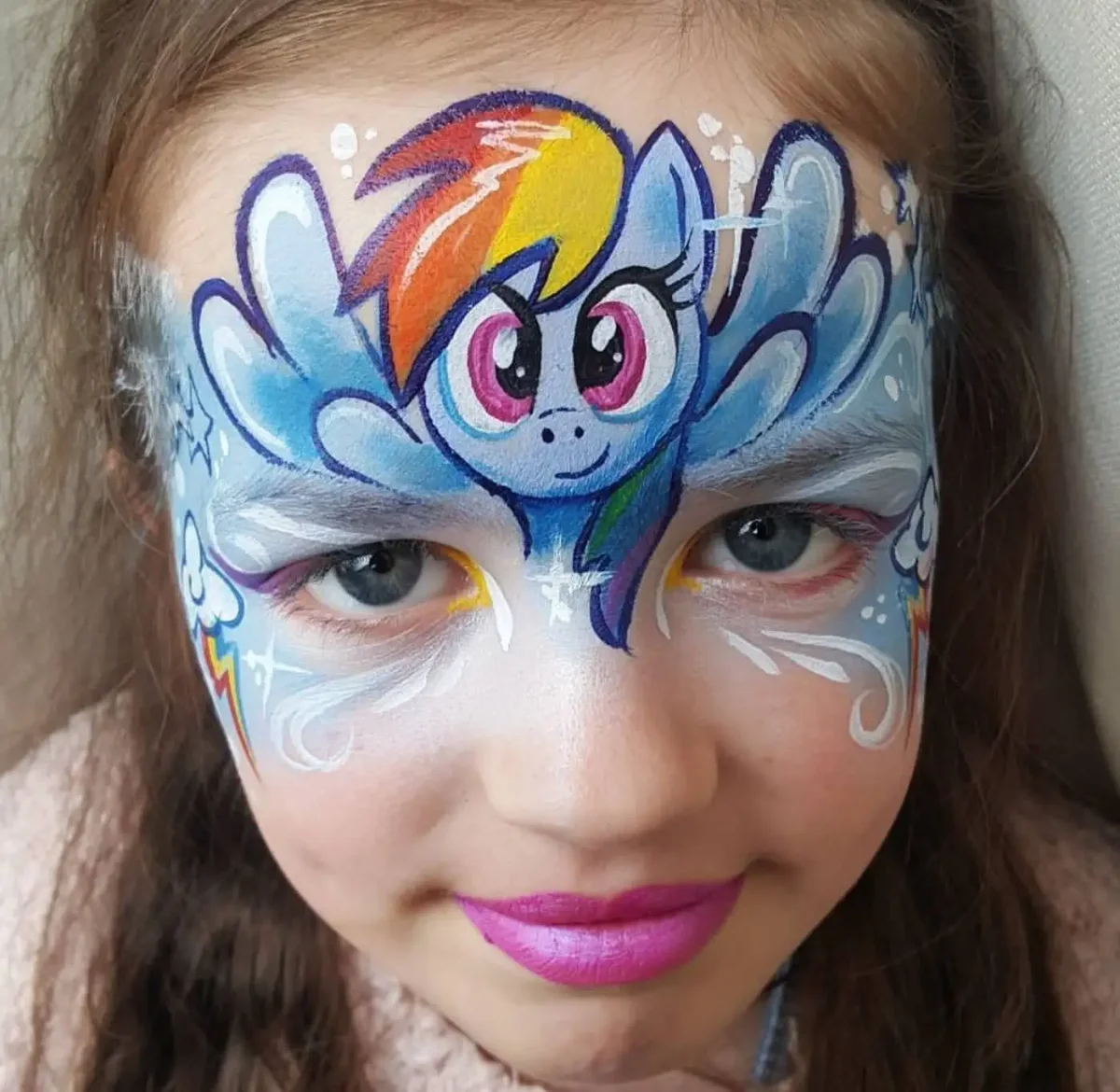 Аквагрим на лице для мальчиков