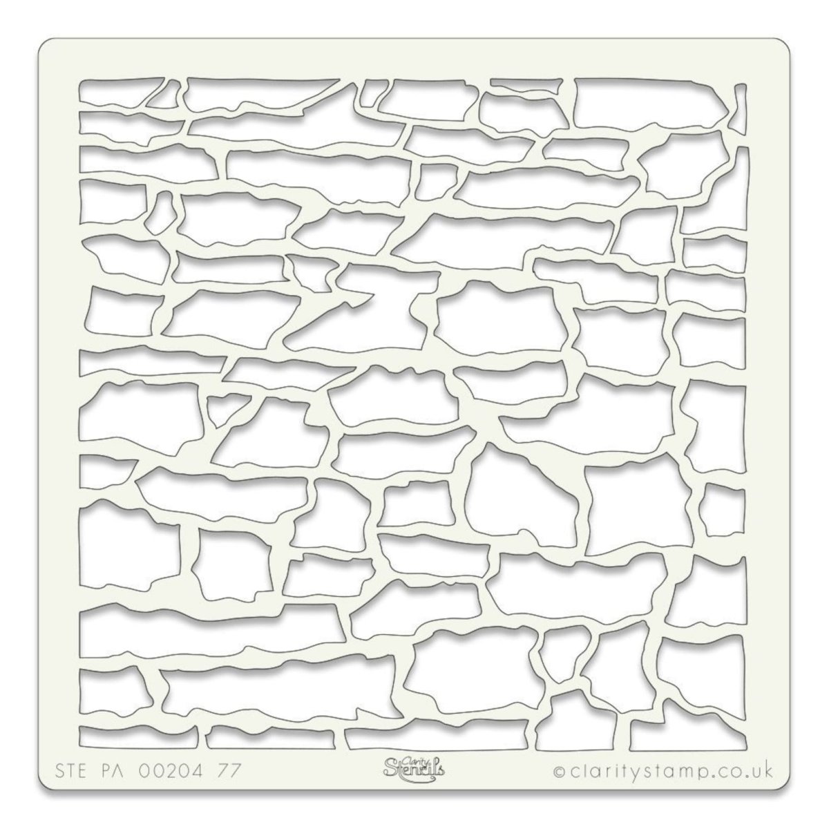 Трафарет каменной кладки