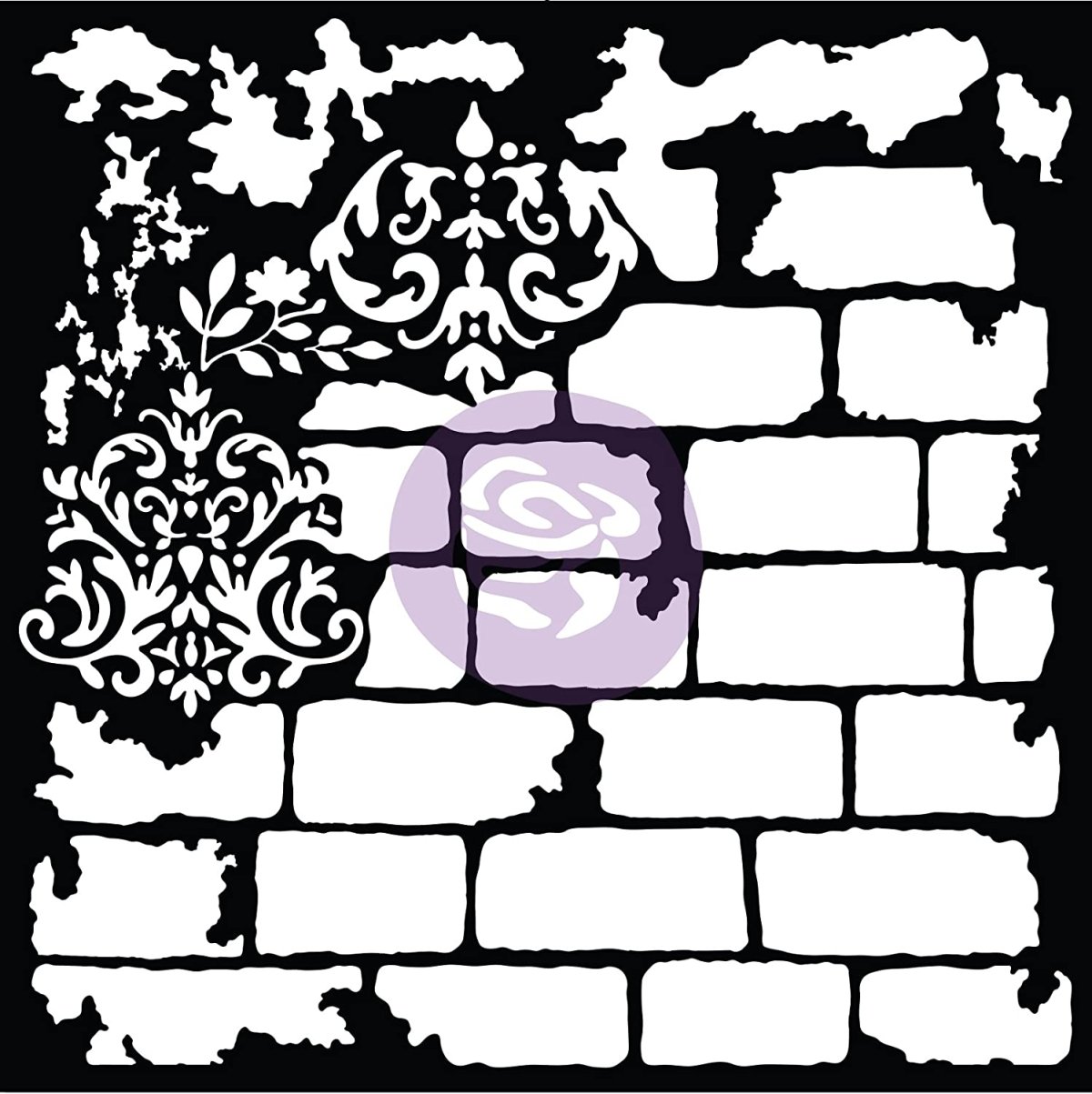 Трафарет кирпич