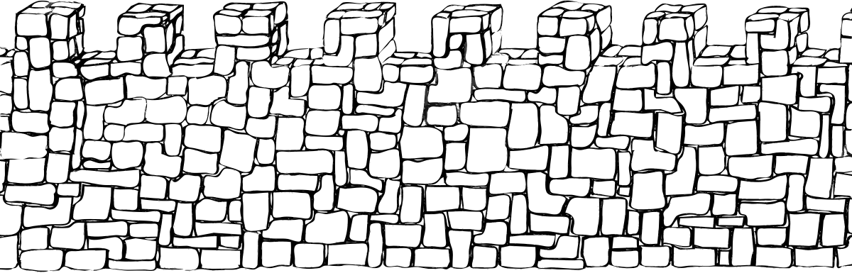 Трафарет камень на стену