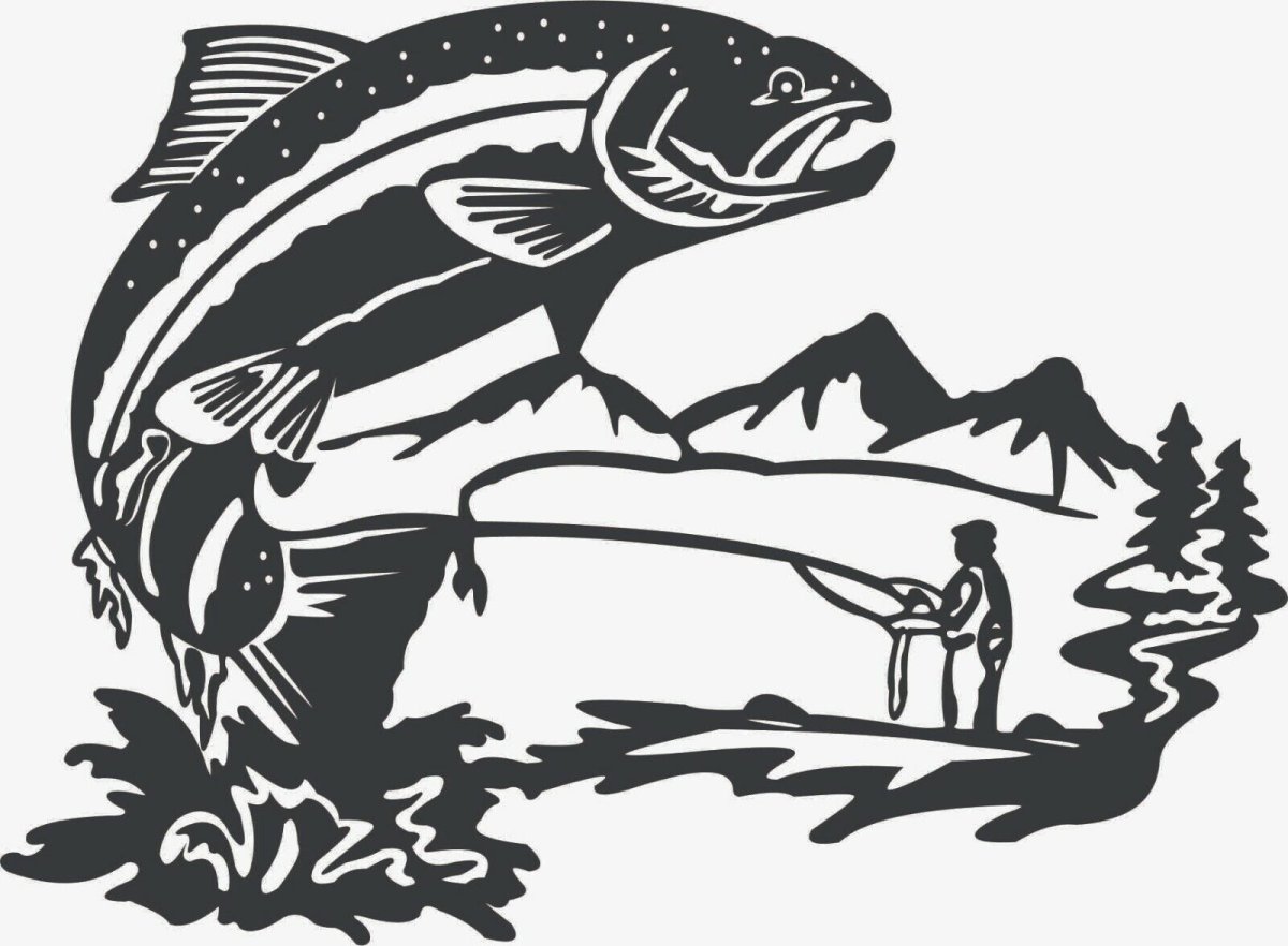 Трафареты для рыбаков