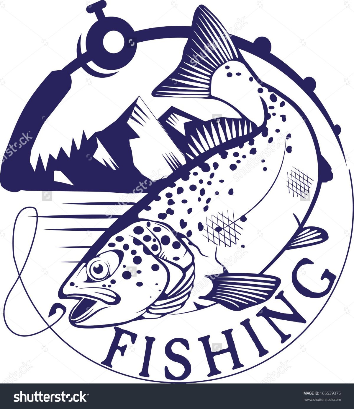 Река силуэт