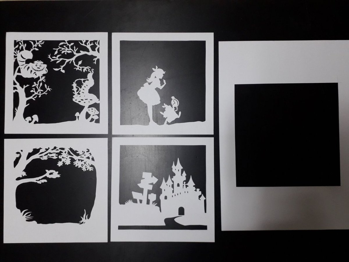 Трафареты для объемных картин