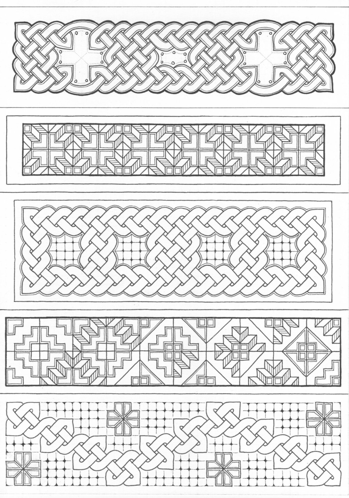 Кельтский орнамент на топор
