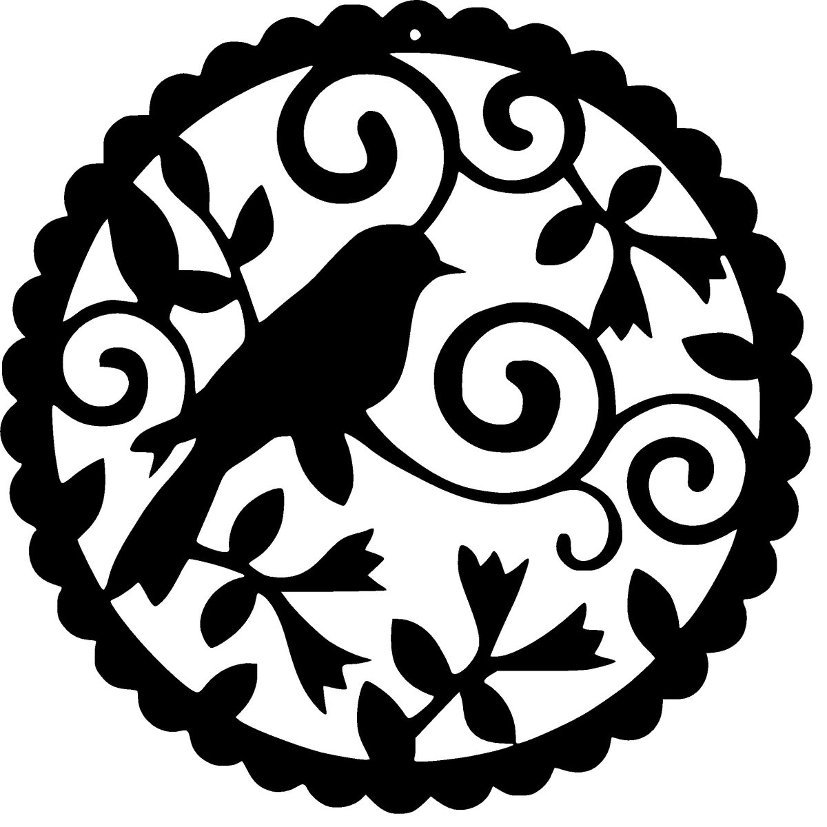 Трафарет Скандинавский стиль