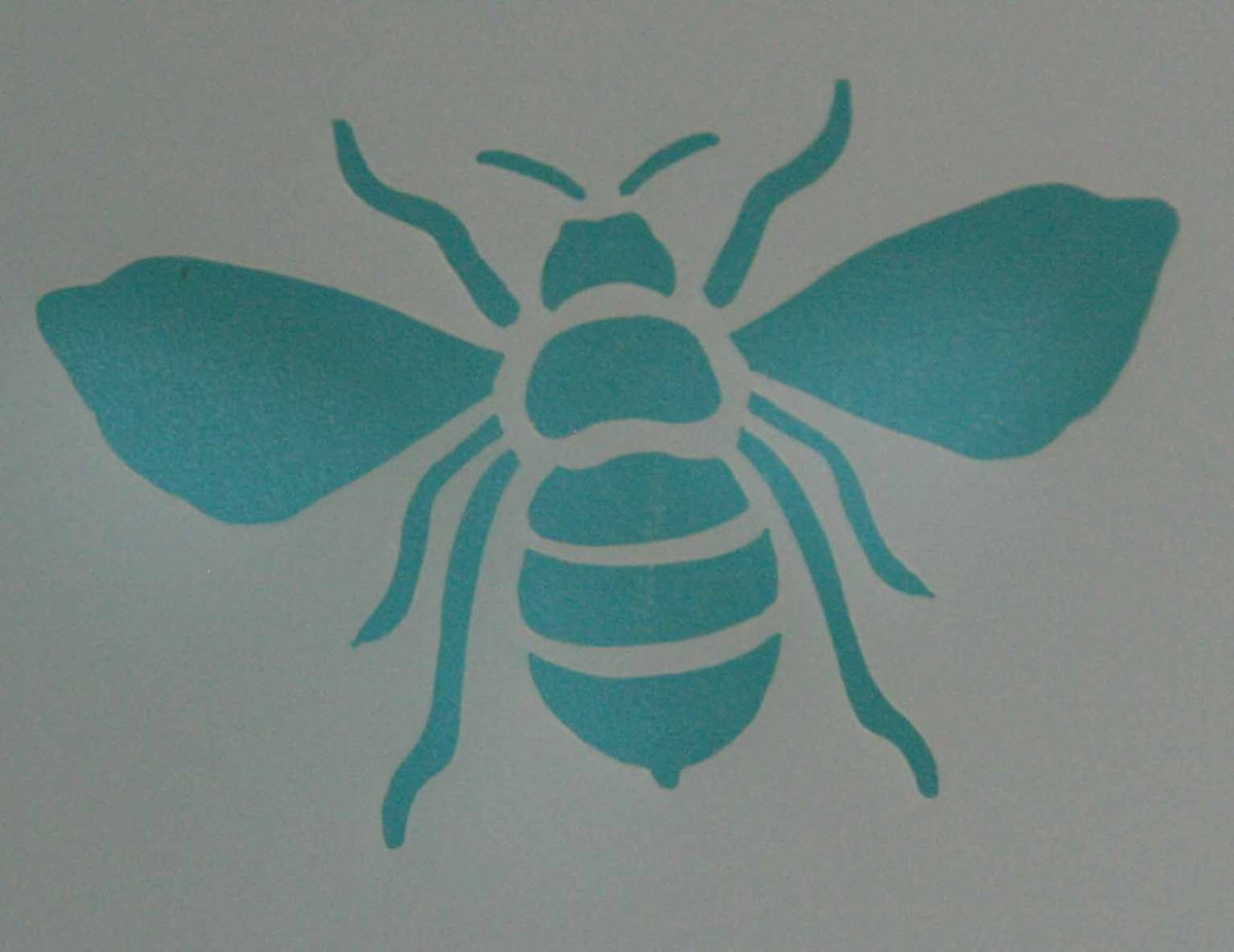 Трафареты насекомых на стену