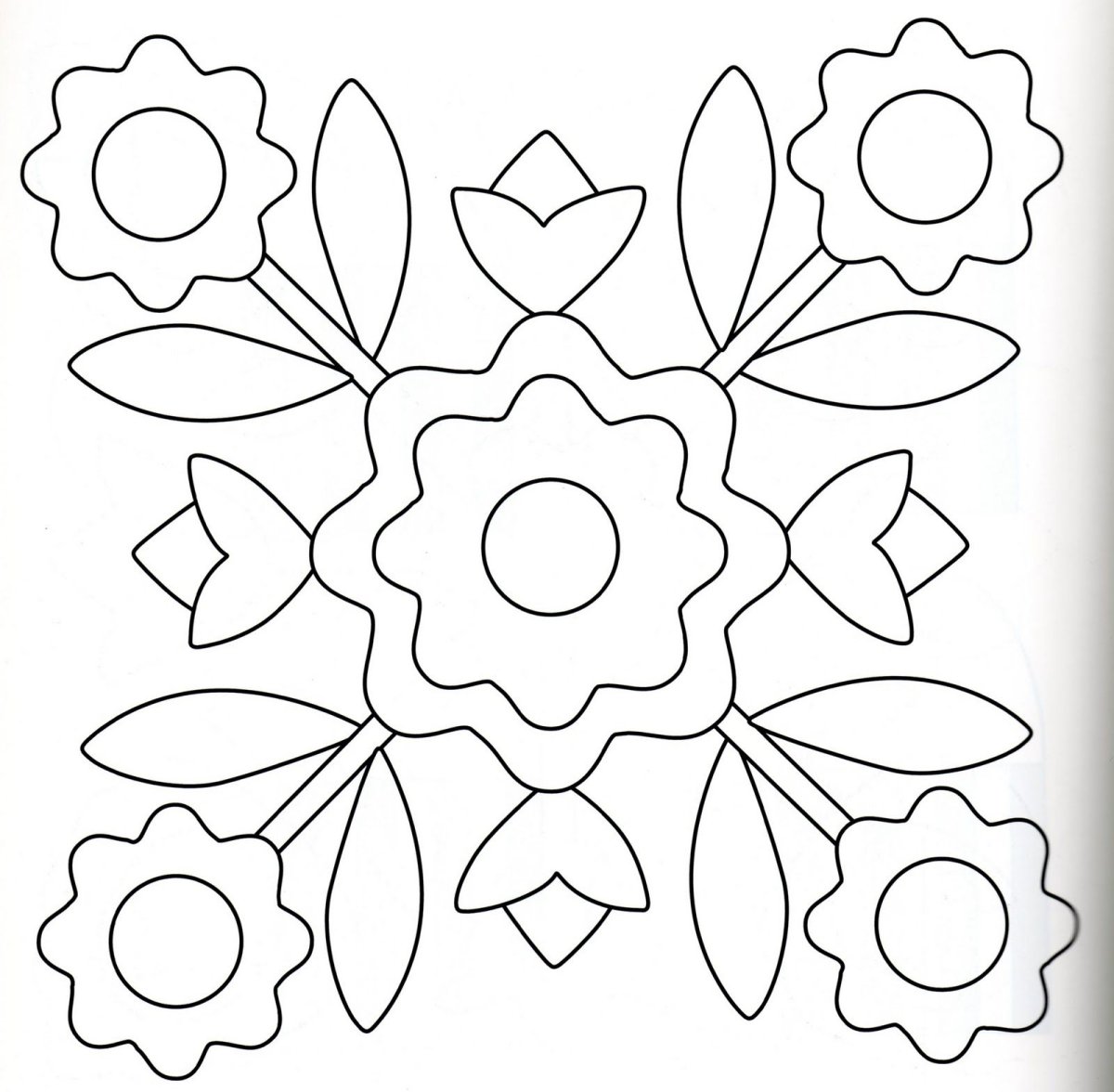 Трафарет платка для рисования