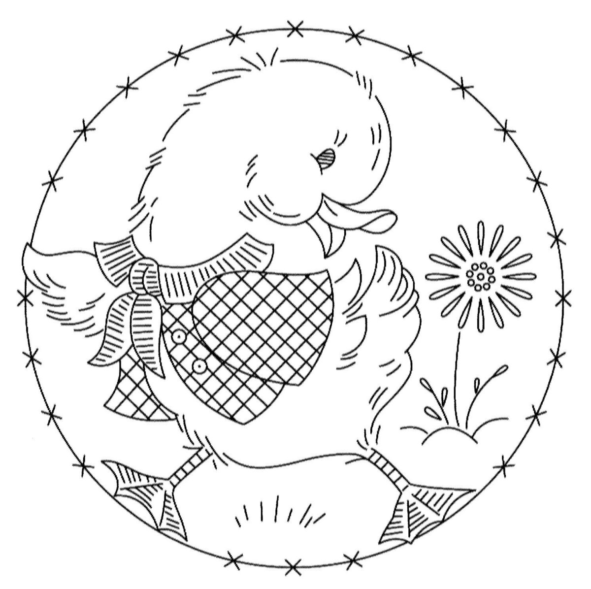 Вышивка гладью схемы животные