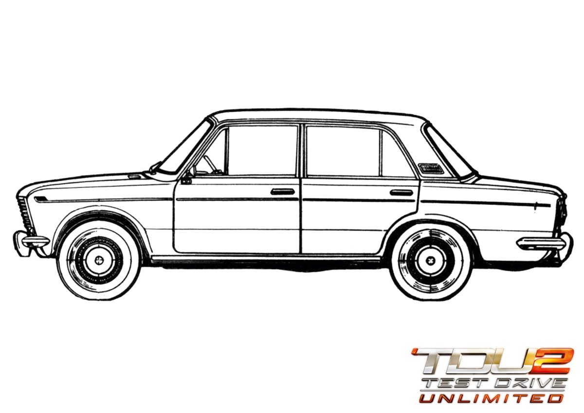 Раскраска ВАЗ 2106