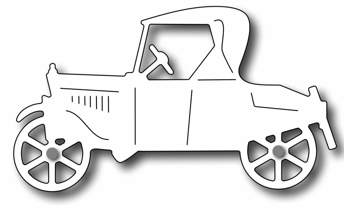 Силуэт маслкара