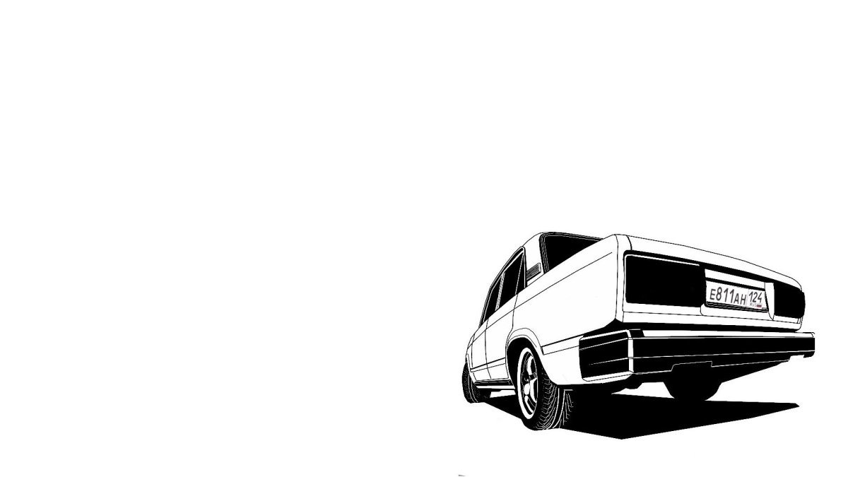 ВАЗ 2107 тюнинговая раскраска