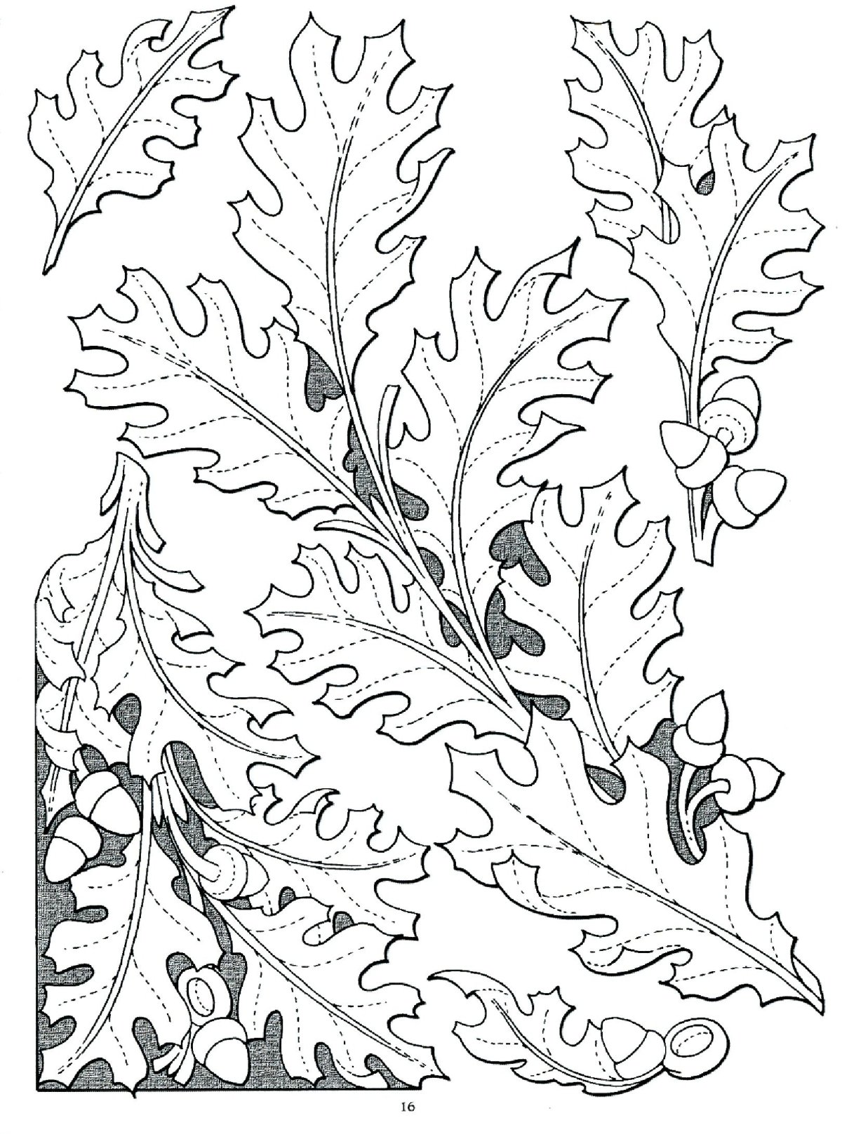 Бионический орнамент для тиснения на коже