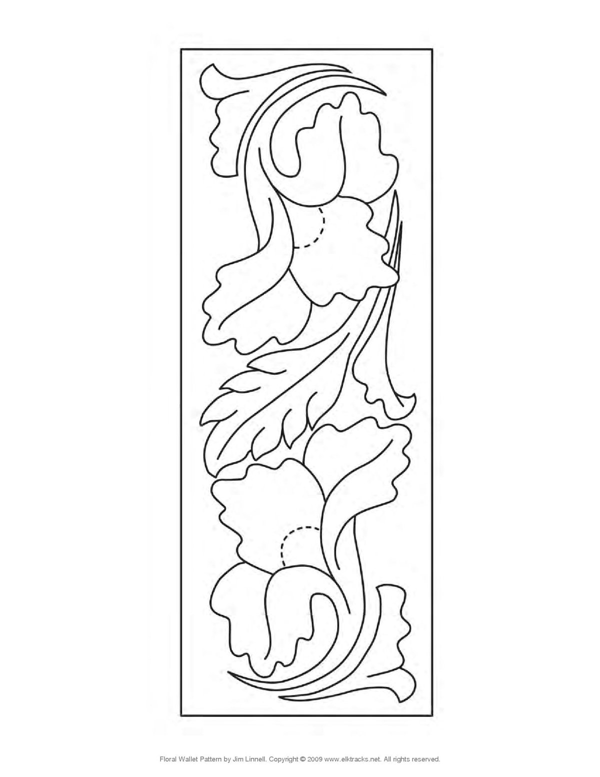 Растительные узоры для выжигания