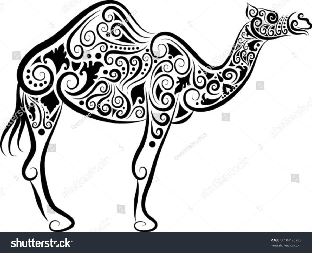 Верблюд орнамент