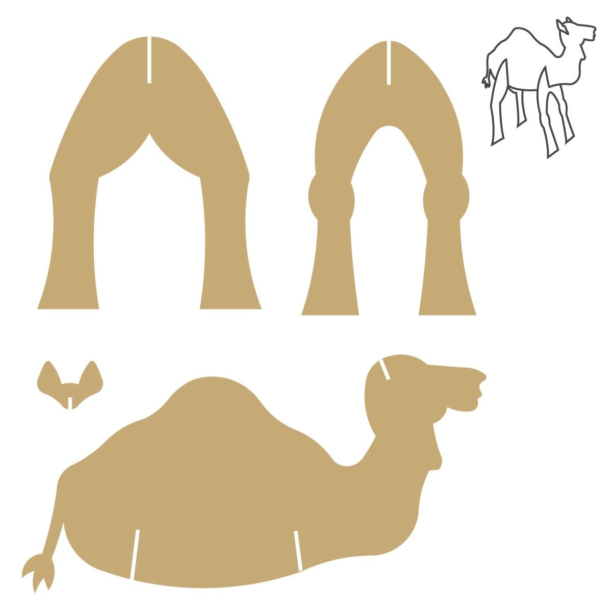 Поделка верблюд