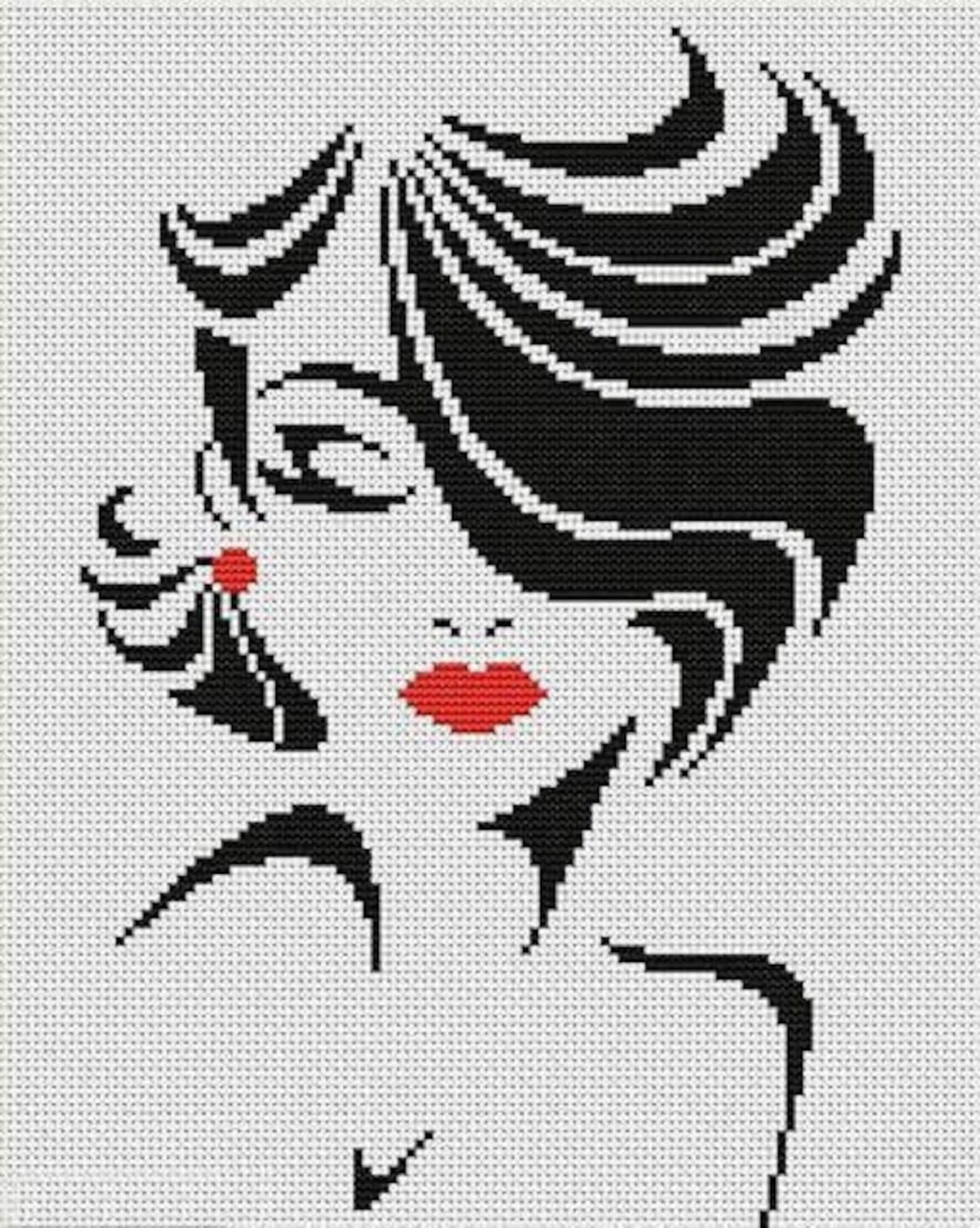 Трафареты цветов для вышивания