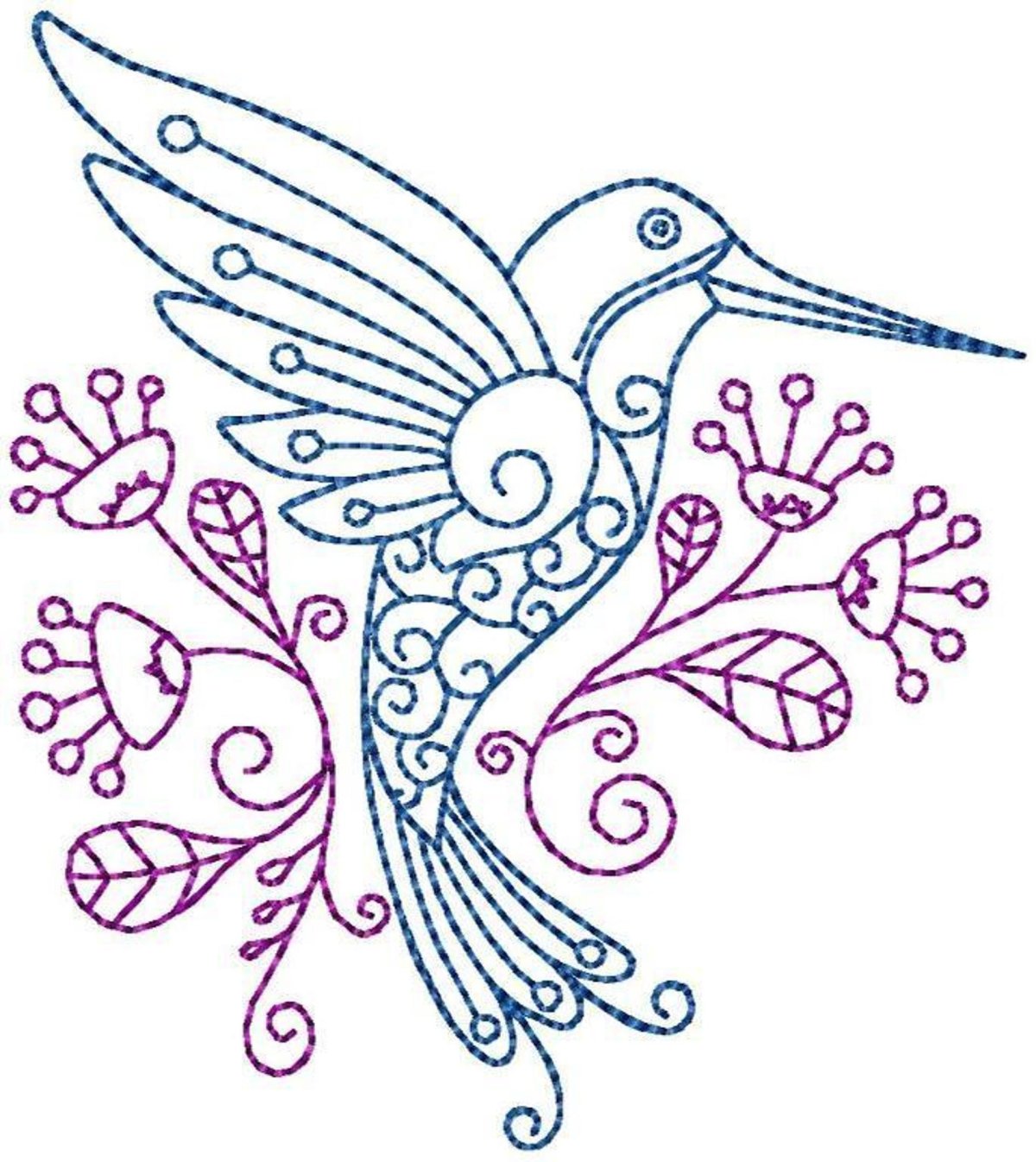 Трафарет для вышивки на картоне