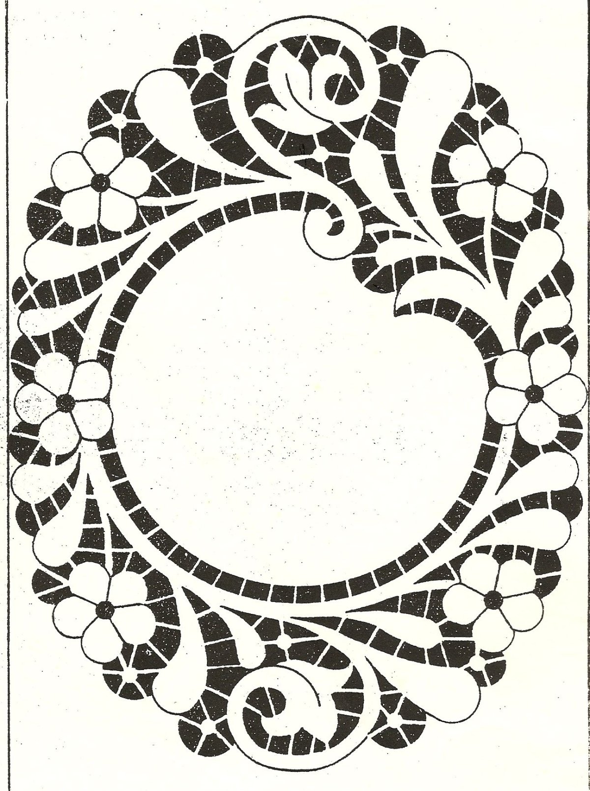 Орнамент для ковровой вышивки