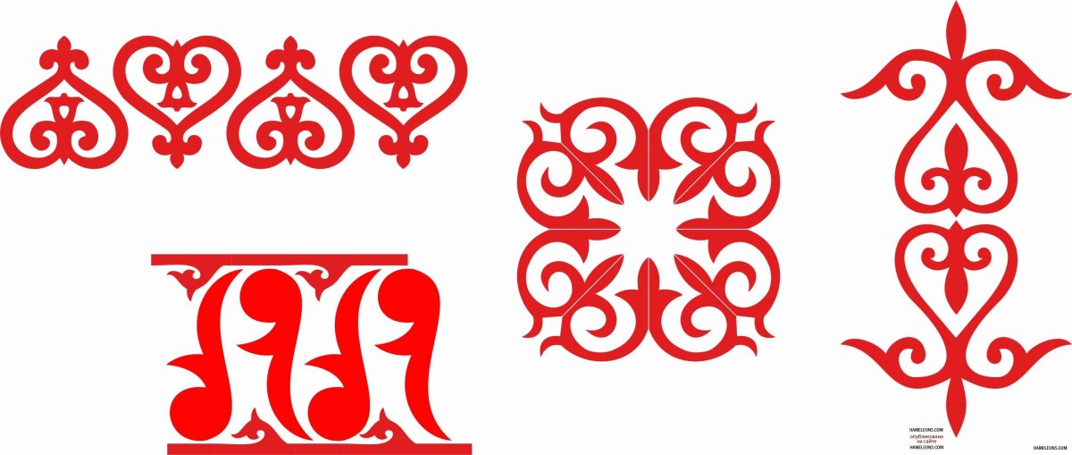 Кошкар муйиз орнамент