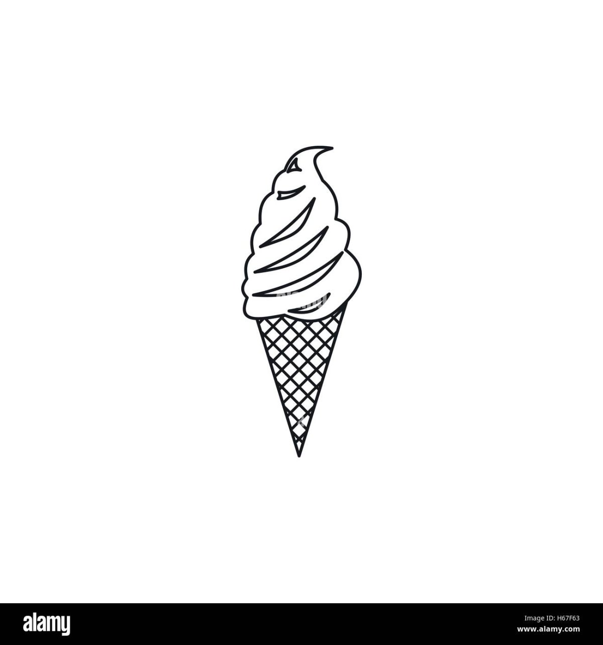 Раскраска мороженое много