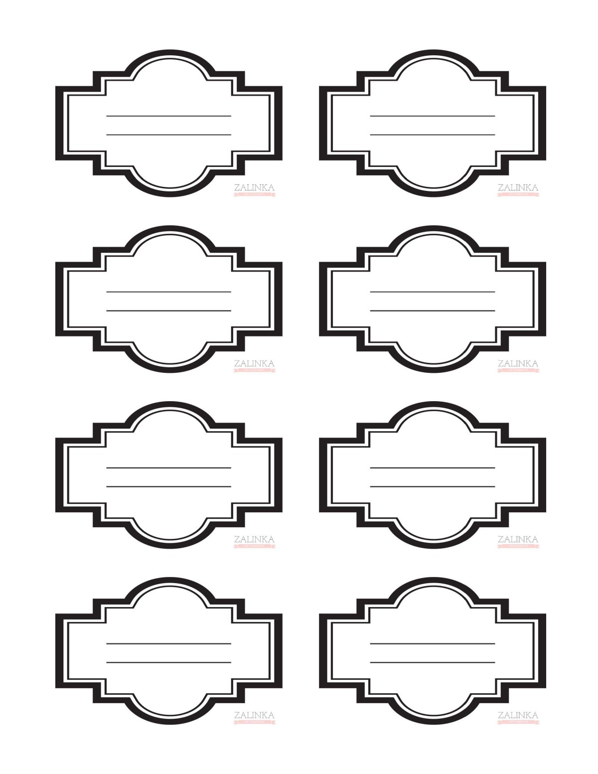 Ярлык для распечатки