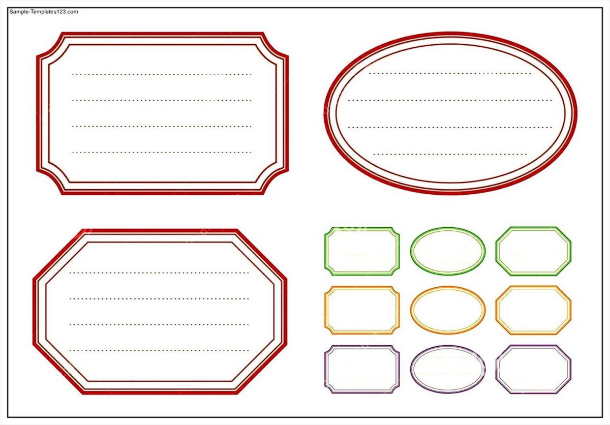 Этикетка для подписи