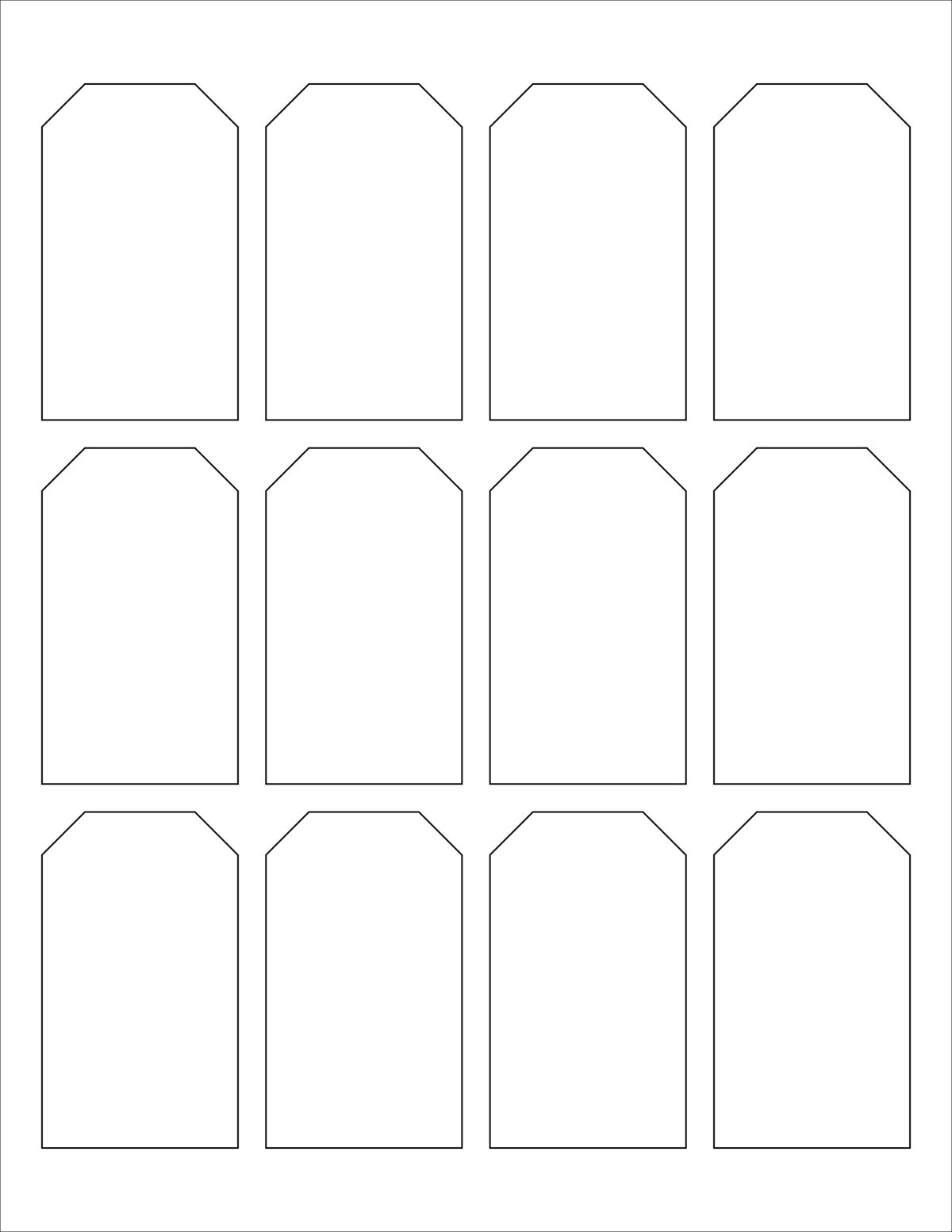 Красивые ценники черно белые