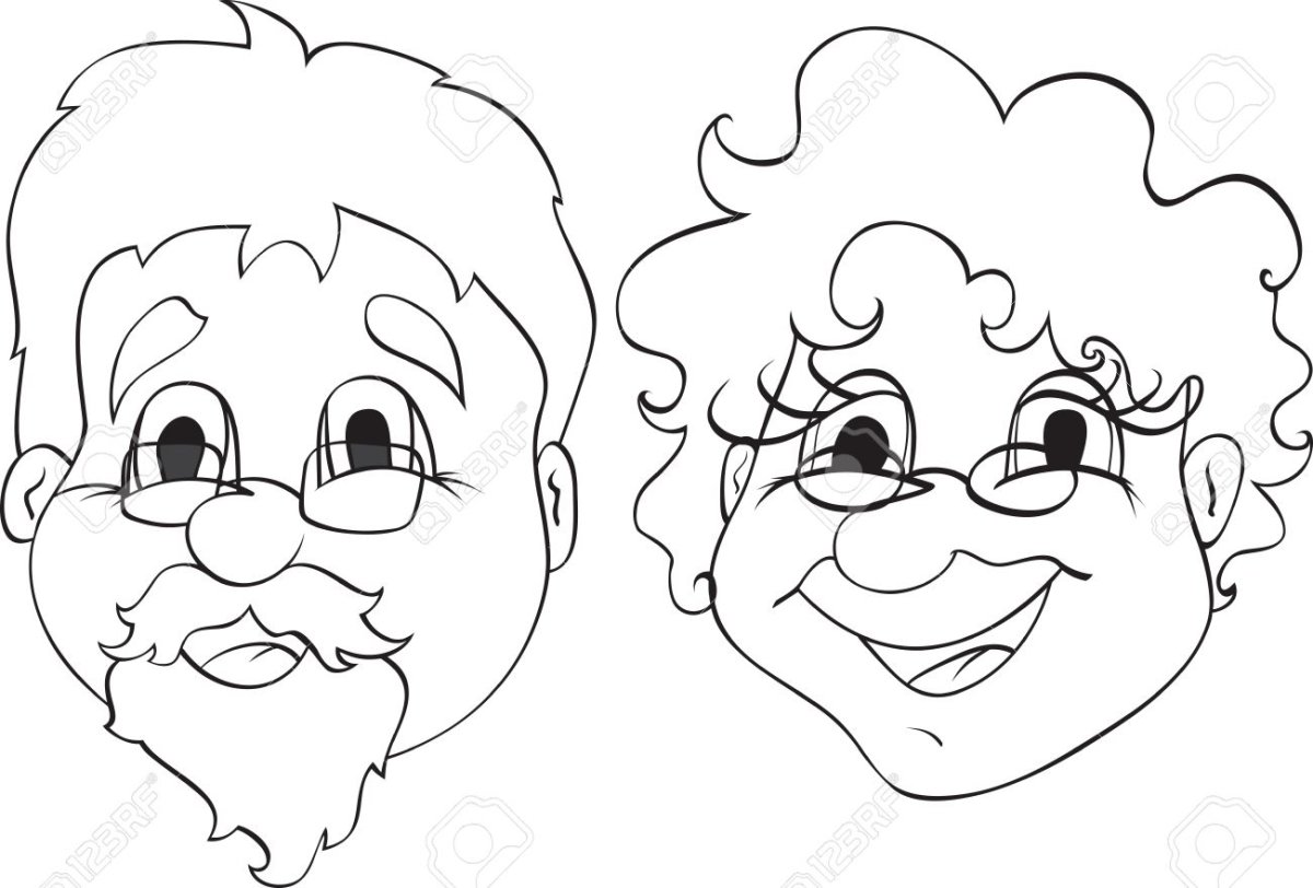 Вытынанки Снеговик