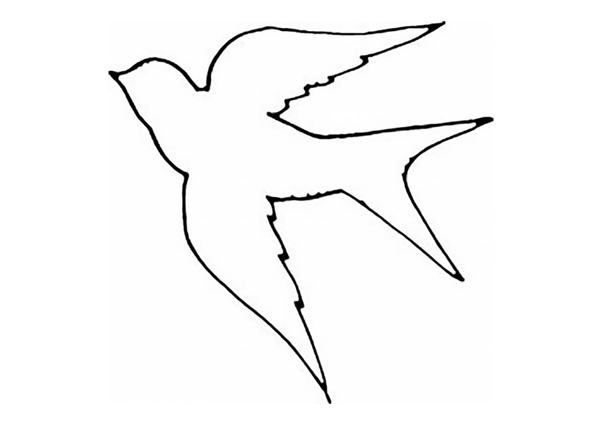 Трафареты птиц для выжигания по дереву