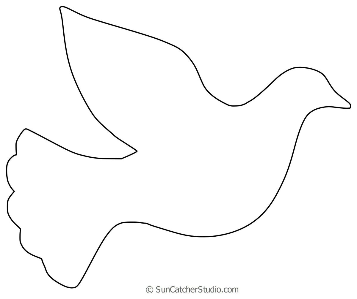 Бумага птицы на стену трафарет