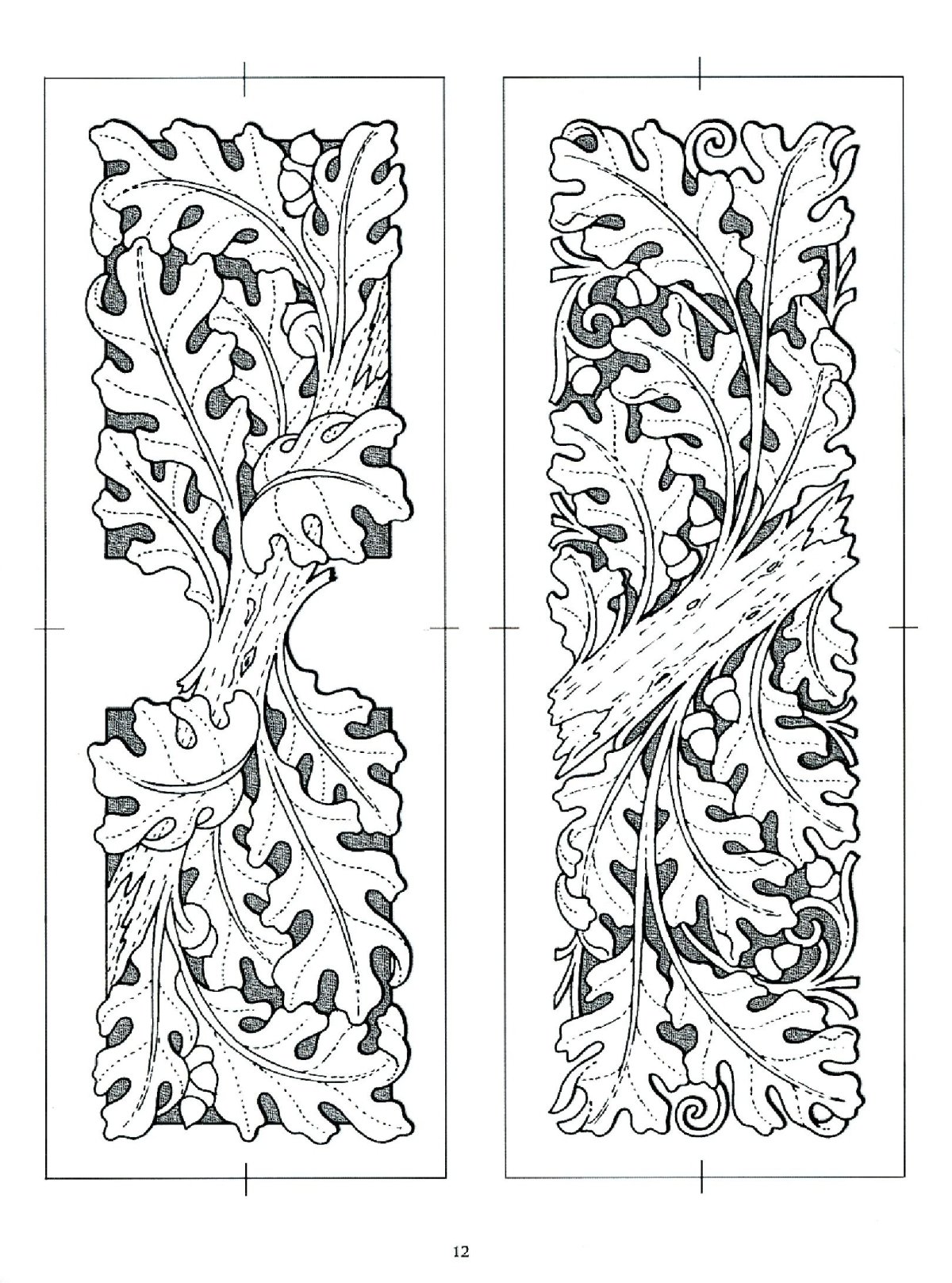 Трафареты для вырезания по дереву