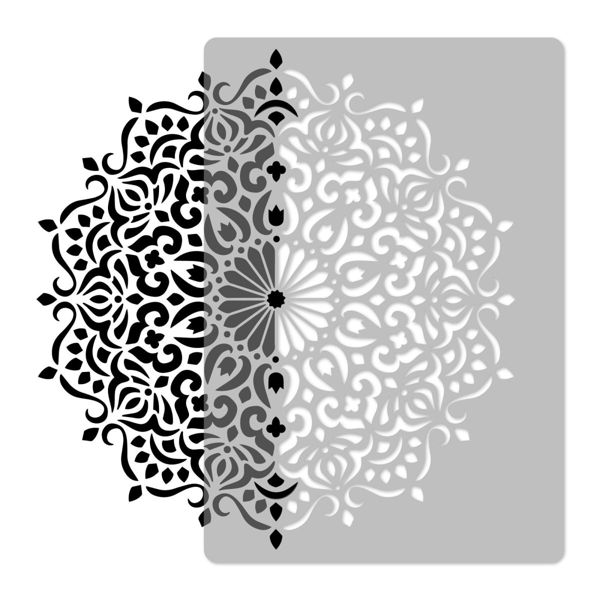 Трафареты Мандала для стен под покраску