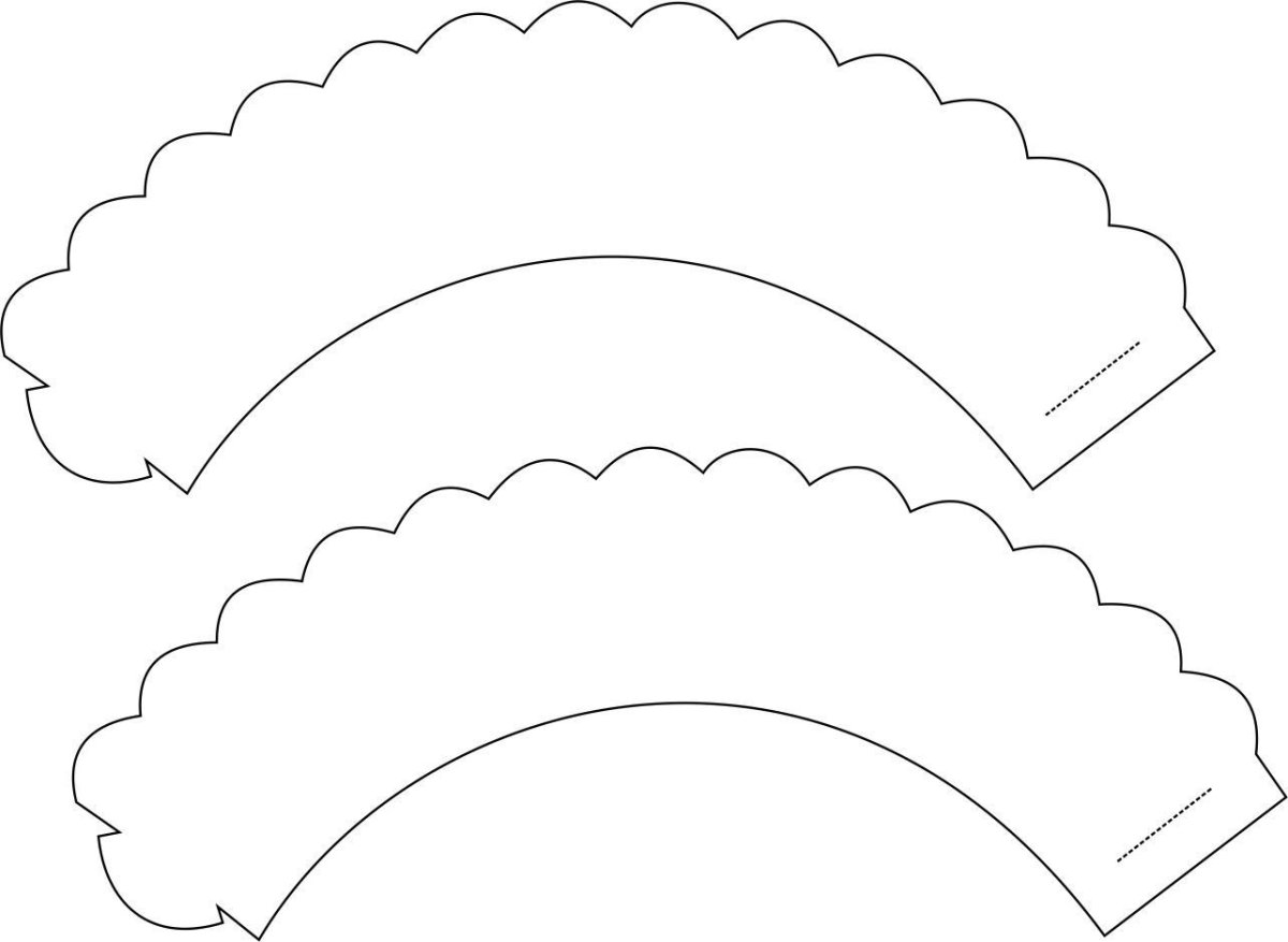 Форма для кексов из бумаги