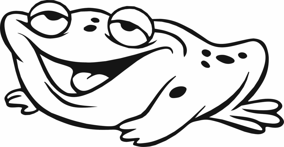 Трафарет лягушки для 3д ручки