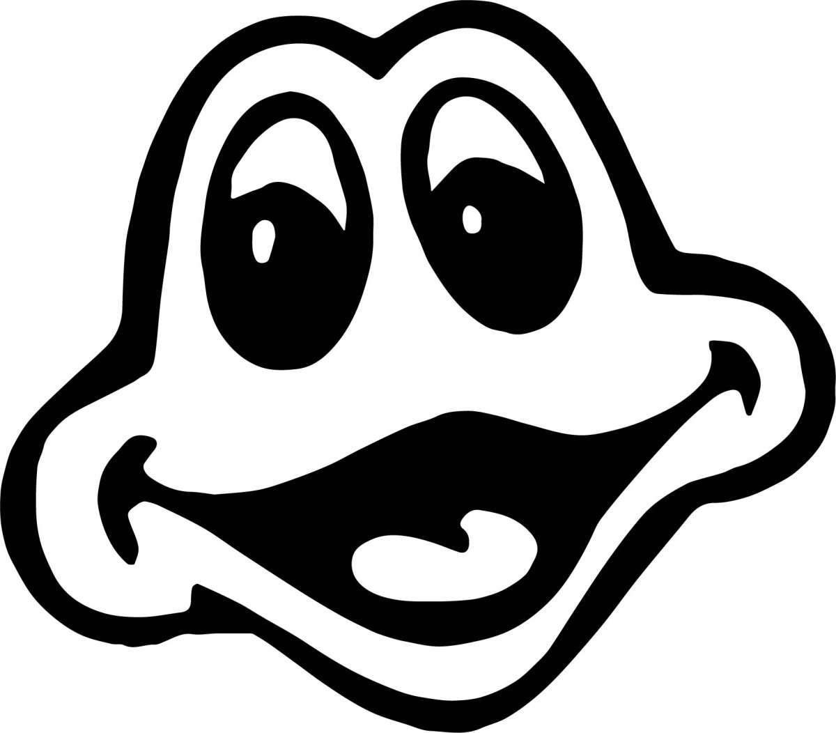 Маска лягушки раскраска