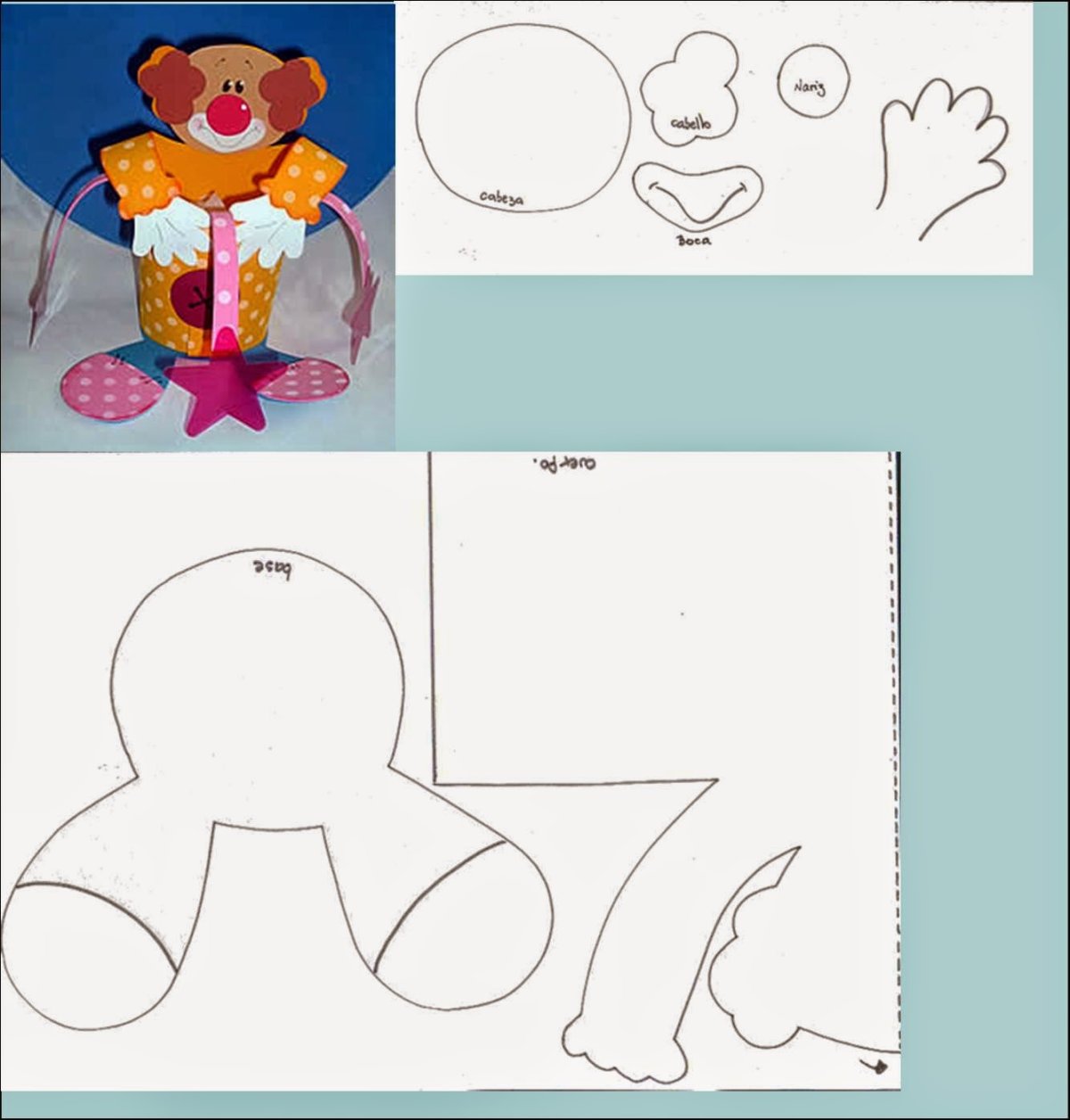 Лицо клоуна раскраска