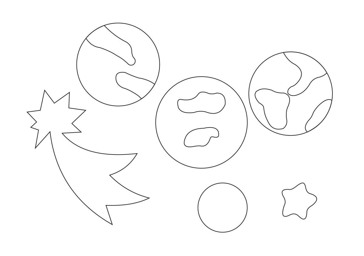 Трафарет коронавируса