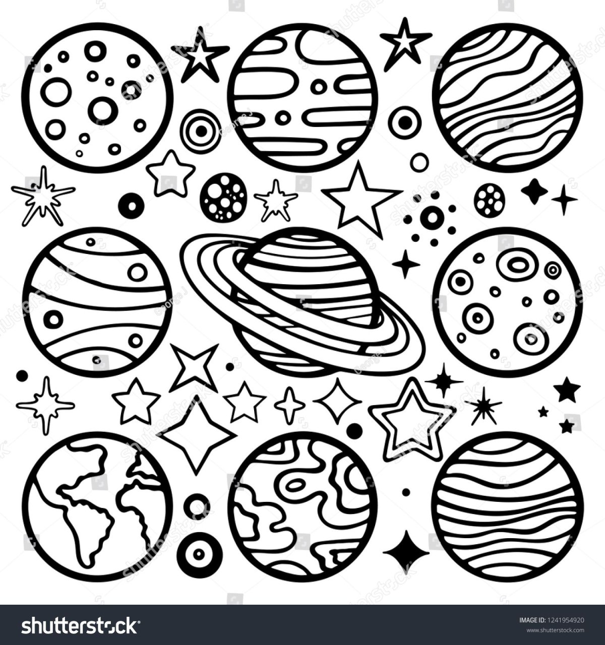 Планета земля рисунок