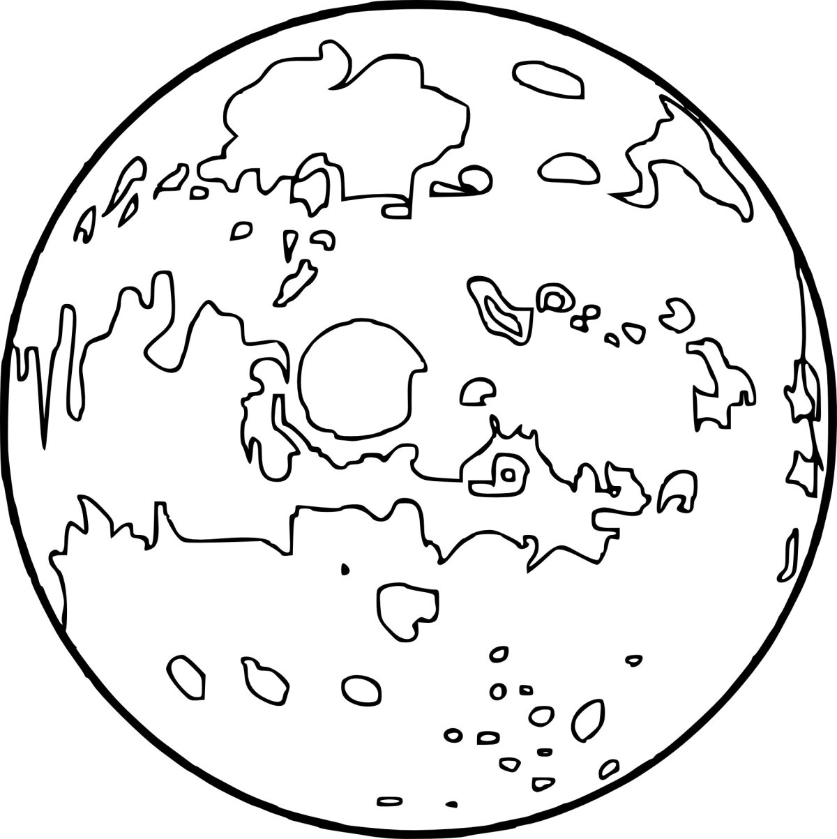 Силуэты планет