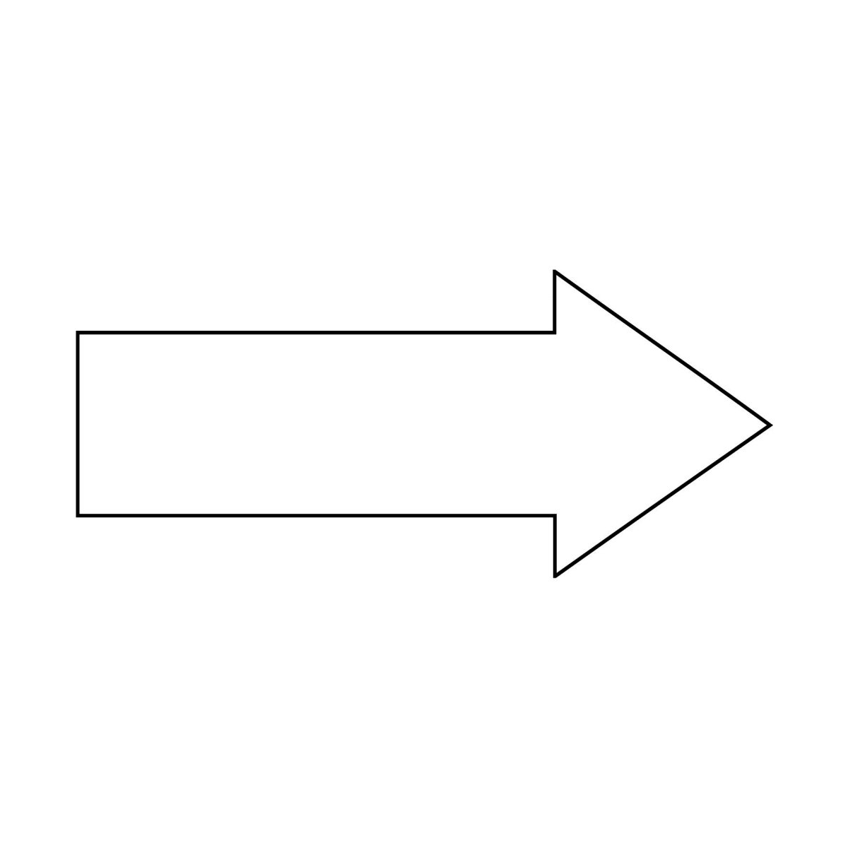 Трафарет стрелочки