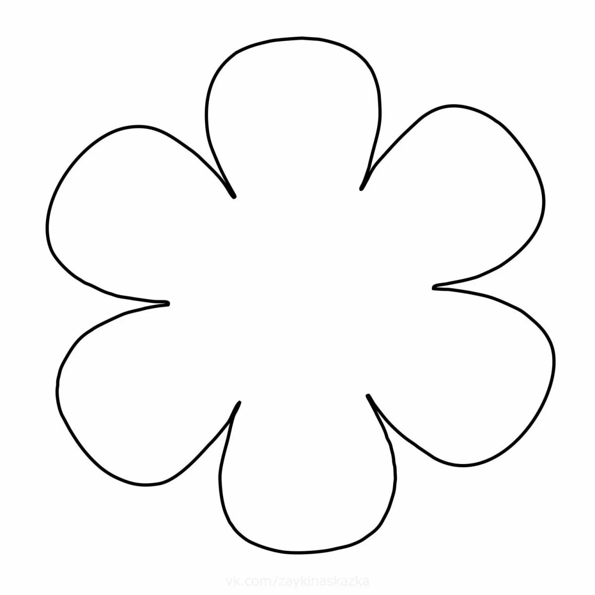 Шаблоны цветов для вырезания