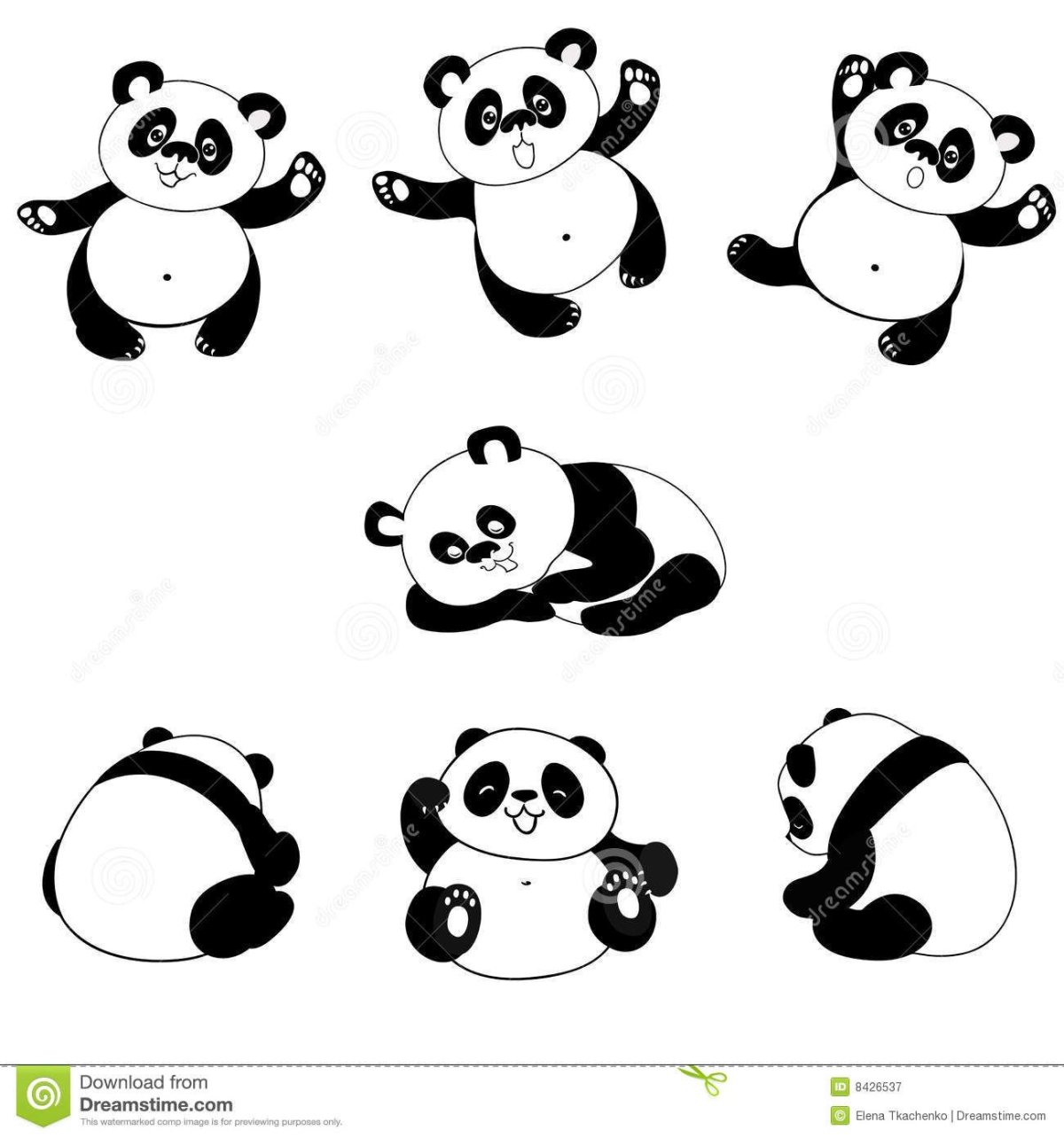 Мордочка панды