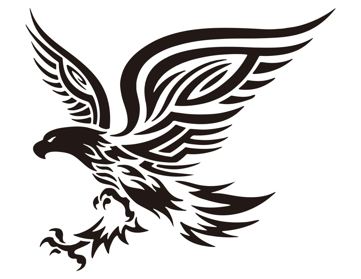 Эскизы тату Орел трайбл