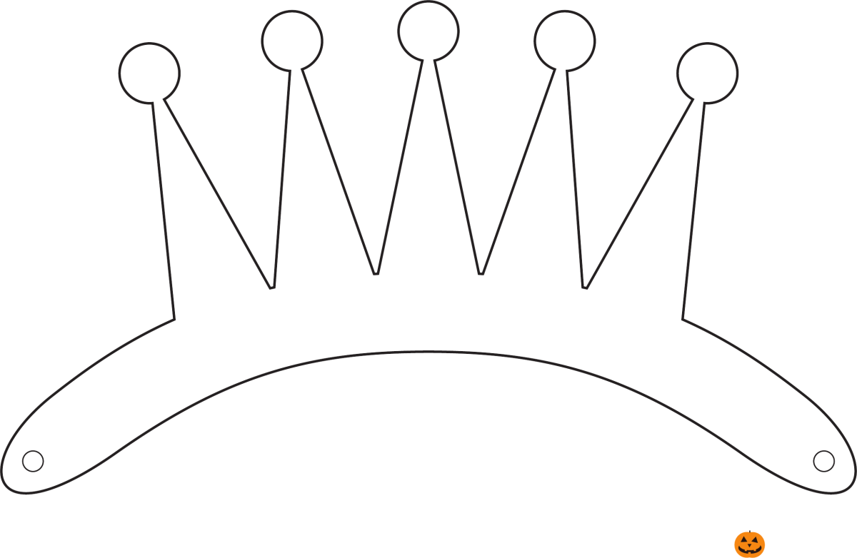 Лекало короны принцессы